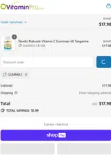 gummie2 coupon verification screenshot