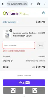 july4you coupon verification screenshot