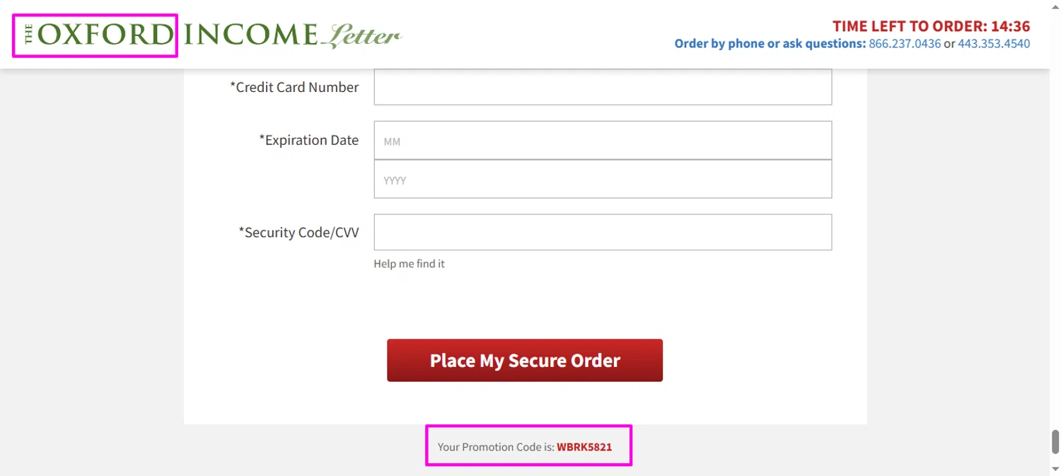 The Oxford Club promo code screenshot showing code WBRK5821 applied at The Oxford Club checkout page. Uploaded by SimplyCodes community member mrdarcy on Aug 25, 2025