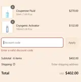 CLARIFY15 coupon verification screenshot