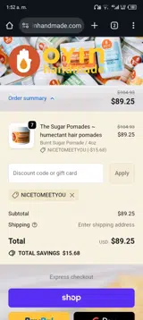 nicetomeetyou coupon verification screenshot