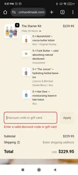 MLK26 coupon verification screenshot