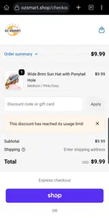 COMPLETE102RM8368C coupon verification screenshot