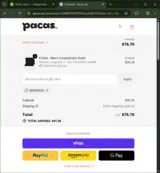 Pacas coupon verification screenshot
