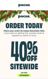 Pacas coupon verification screenshot