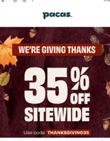 Pacas coupon verification screenshot