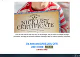 NICE20 coupon verification screenshot