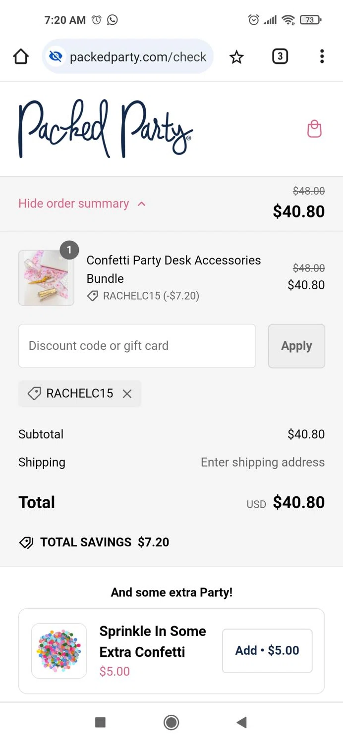 Packed Party Coupon Codes 20 Off November 2024