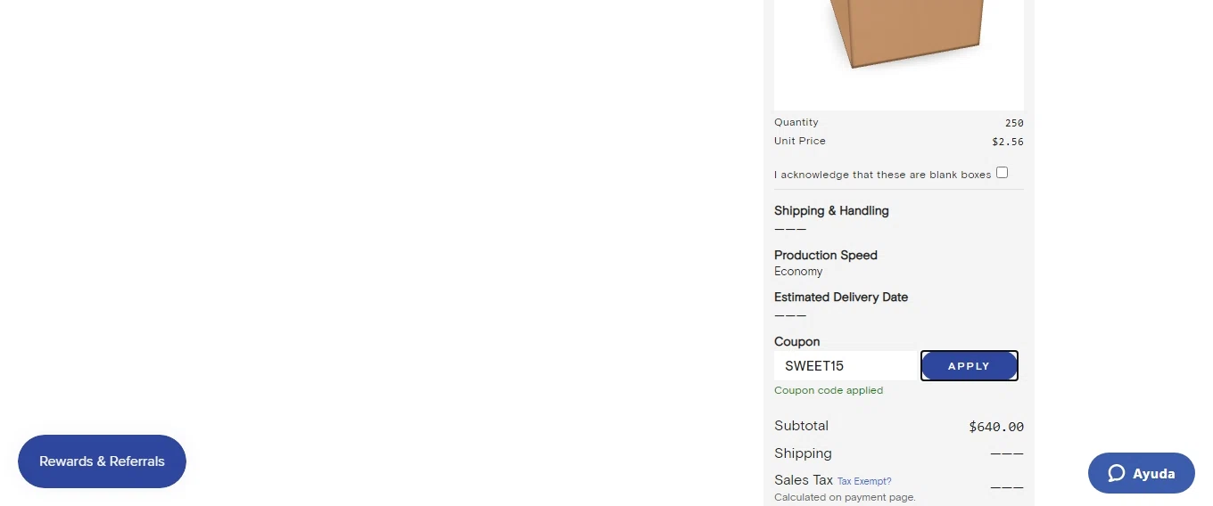 Packlane checkout page showing Packlane coupon code box | Screenshot taken by SimplyCodes community member on Feb 9, 2021