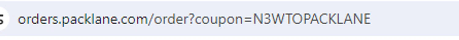 Packlane checkout page showing Packlane coupon code box | Screenshot taken by SimplyCodes community member on Jun 6, 2024