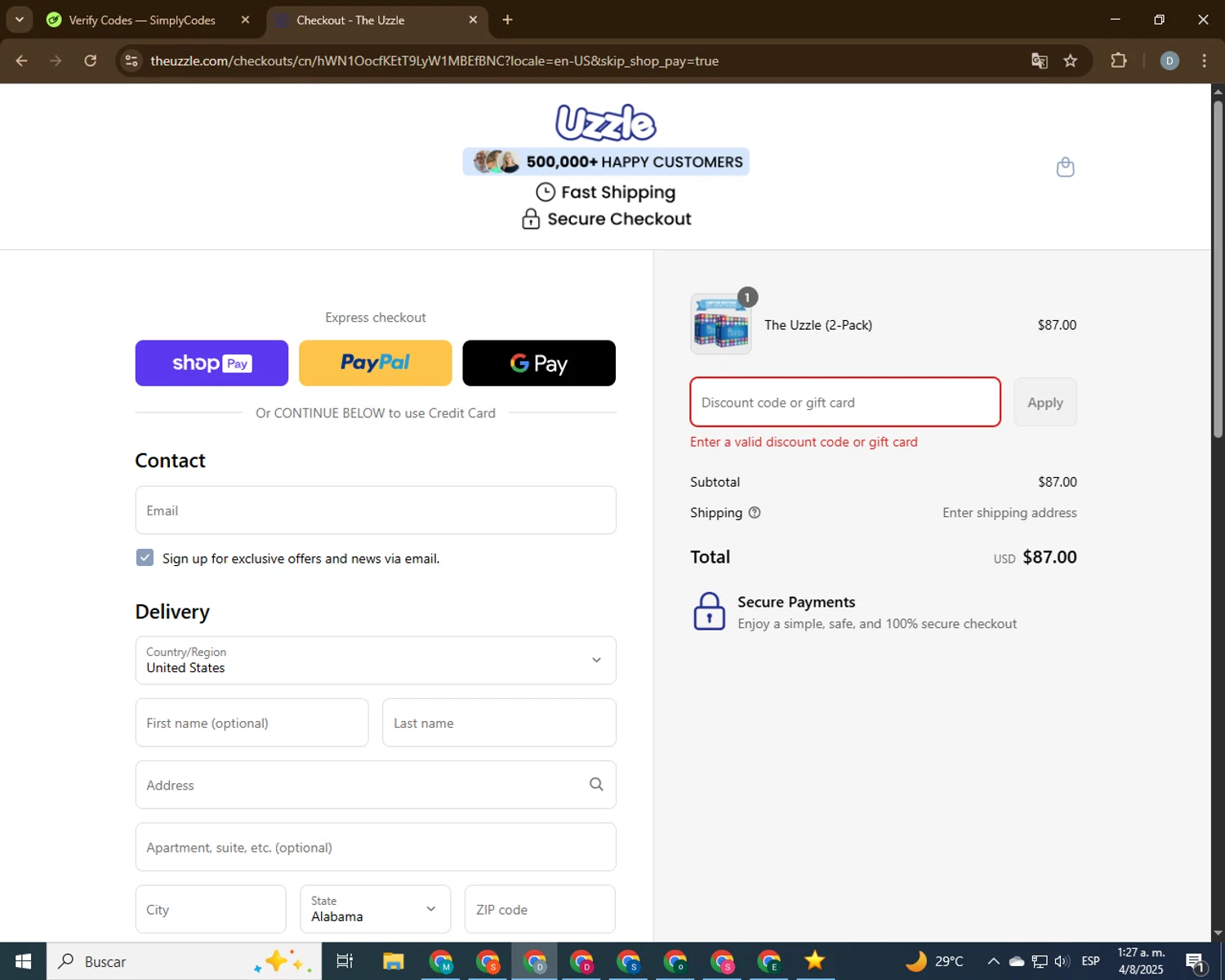 PacSun promo code screenshot showing code APPONLY applied at PacSun checkout page. Uploaded by SimplyCodes community member CodeVoyager5621 on Aug 4, 2025