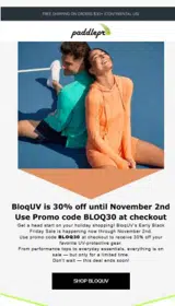 BLOQ30 coupon verification screenshot