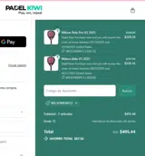 WILSONKIWI12 coupon verification screenshot