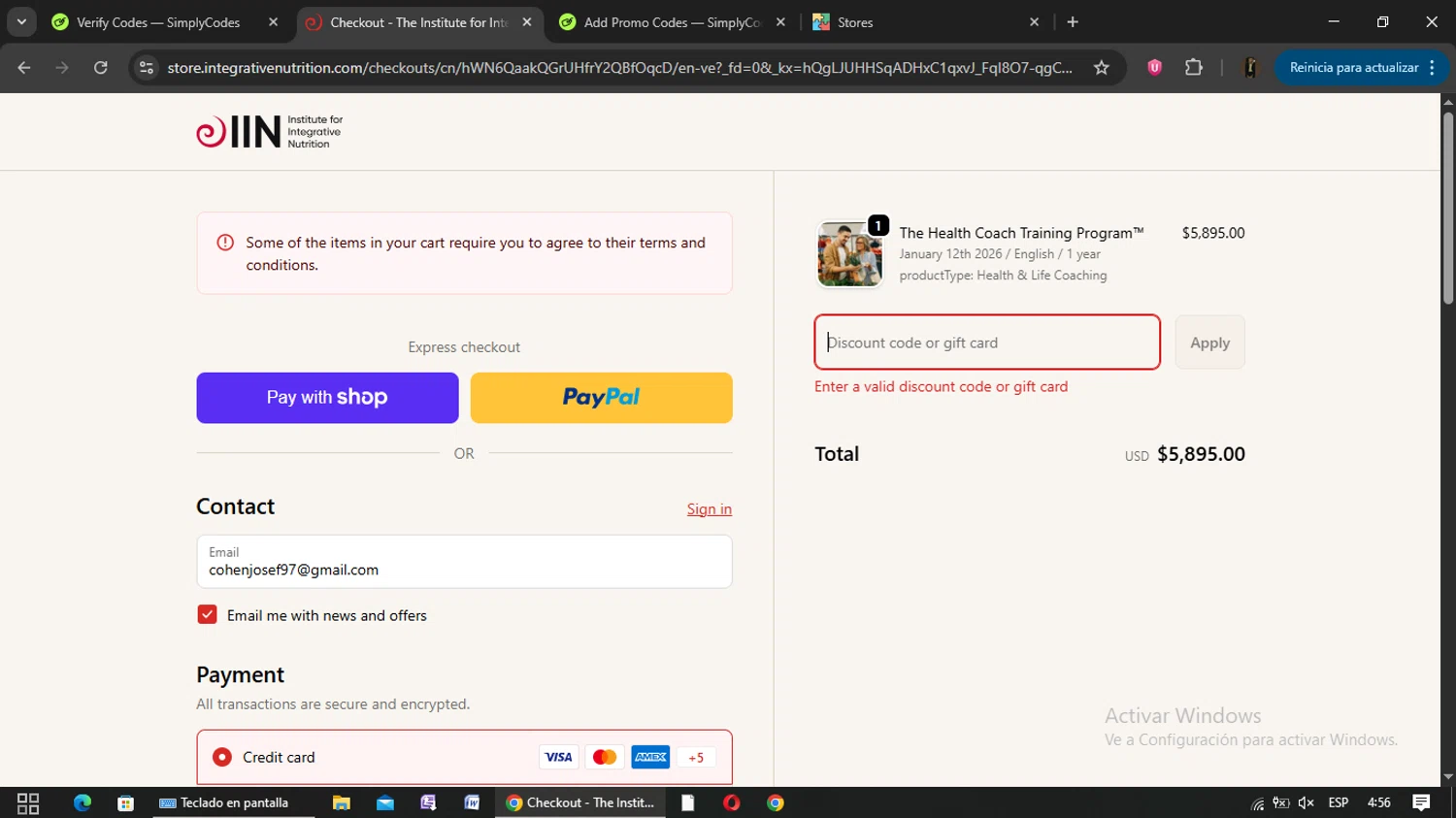 Padelsouq US promo code screenshot showing code JOSECOHEN applied at Padelsouq US checkout page. Uploaded by SimplyCodes community member yisusgamer on Feb 3, 2026
