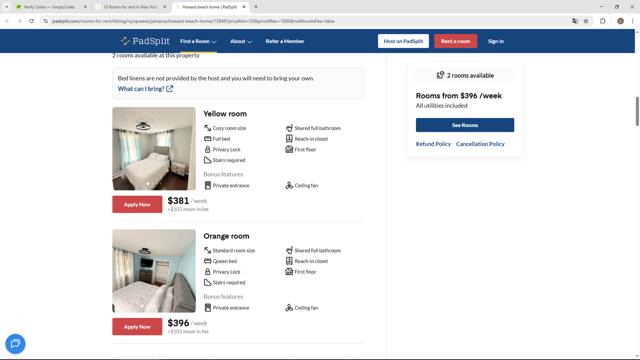 PadSplit checkout page showing PadSplit promo code box | Screenshot taken by SimplyCodes community member on Aug 19, 2025