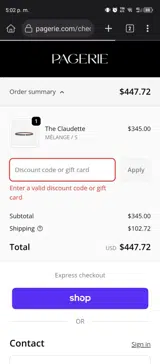 BLACKFRIDAY25 coupon verification screenshot