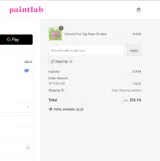 PaintLab coupon verification screenshot