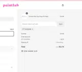 PaintLab coupon verification screenshot