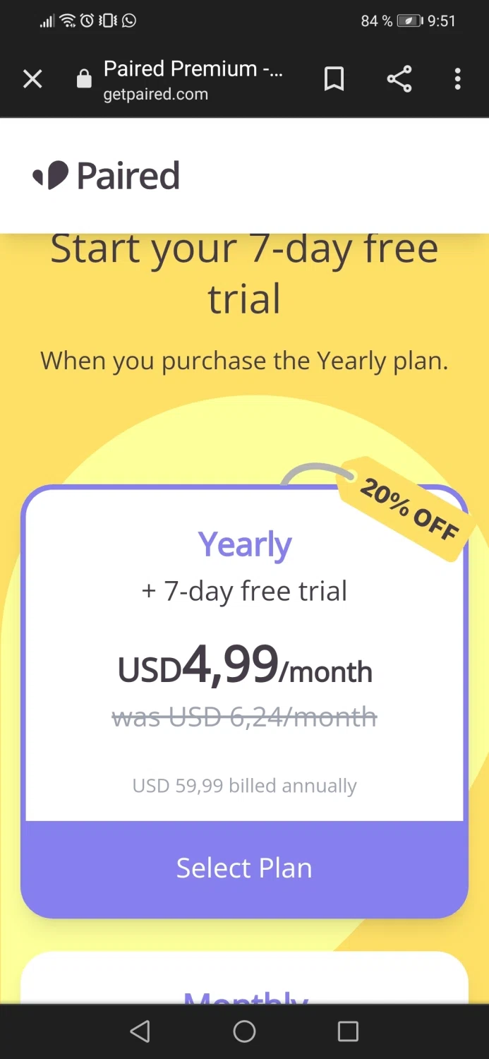 Paired checkout page showing Paired promo code box | Screenshot taken by SimplyCodes community member on Jan 3, 2022