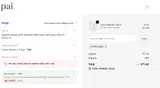 WELCOME coupon verification screenshot