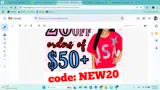 NEW20 coupon verification screenshot