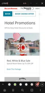 CYBER coupon verification screenshot