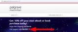 Palgrave coupon verification screenshot