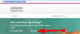 Palgrave coupon verification screenshot