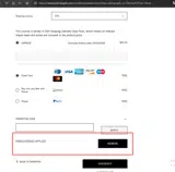 PAWEEKEND20 coupon verification screenshot