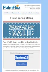 SPRING26 coupon verification screenshot