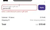 Palm Pals coupon verification screenshot