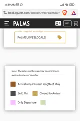 PALMSLOVESLOCALS coupon verification screenshot