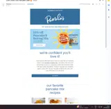 PANCAKE15 coupon verification screenshot