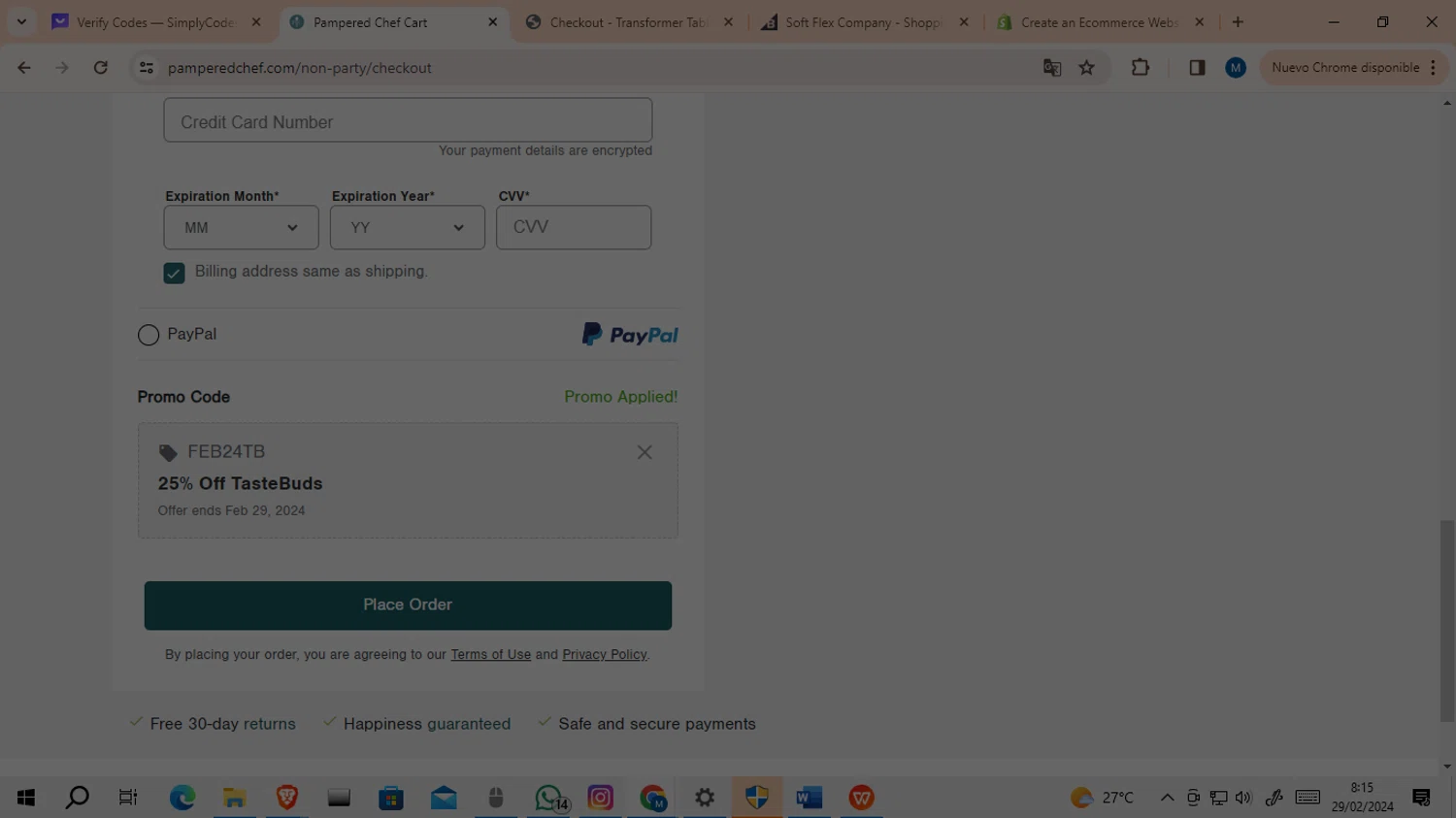 Pampered Chef Promo Codes 25 Off July 2024