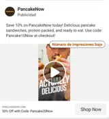 Pancake10Now coupon verification screenshot