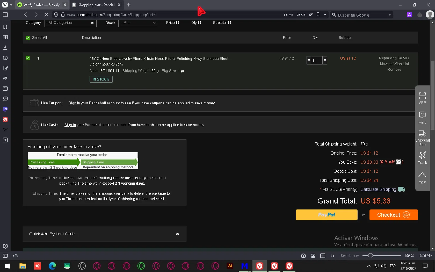 how to use Panda Hall coupons