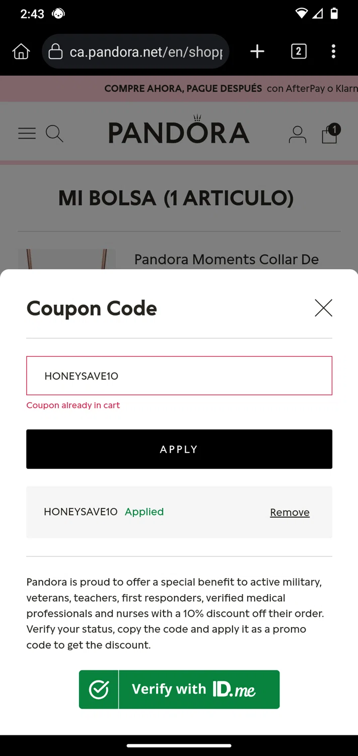 Pandora Promo Codes 10 Off May 2024