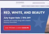 Pandora Beauty coupon verification screenshot