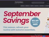 Pandora Beauty coupon verification screenshot