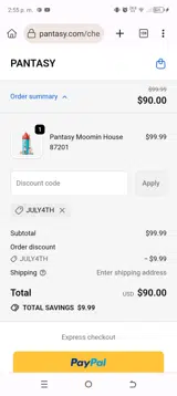 JULY4TH coupon verification screenshot