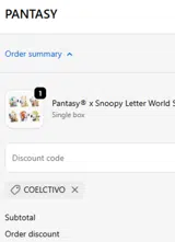 COELCTIVO coupon verification screenshot