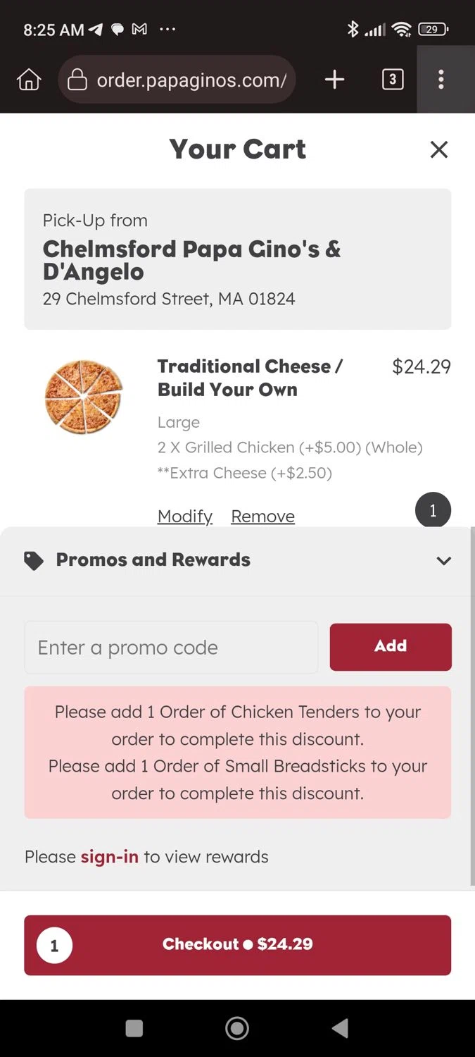 Papa Gino's Coupons - 20% Off | September 2024