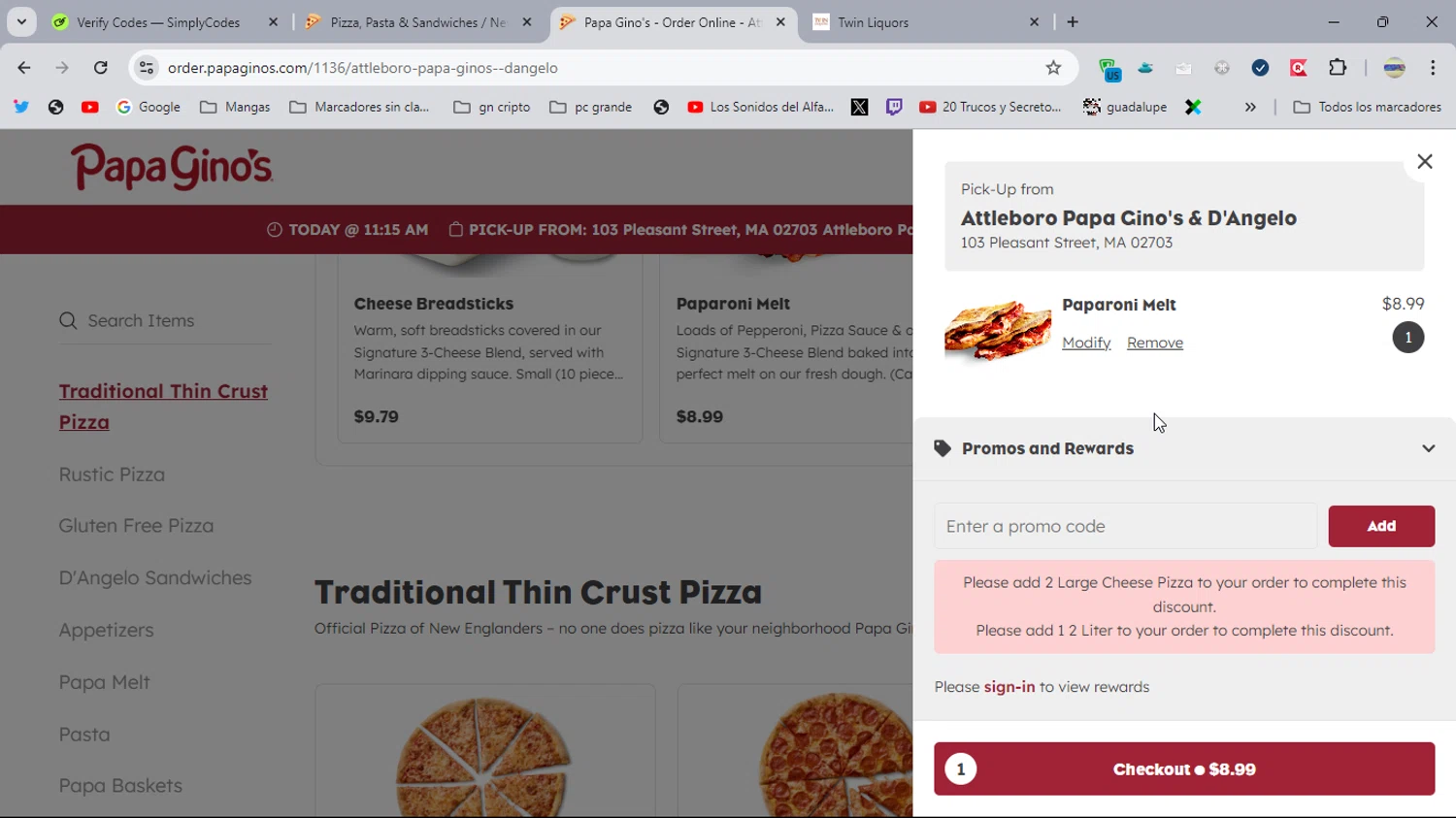 Papa Gino's Coupons - 20% Off | October 2024