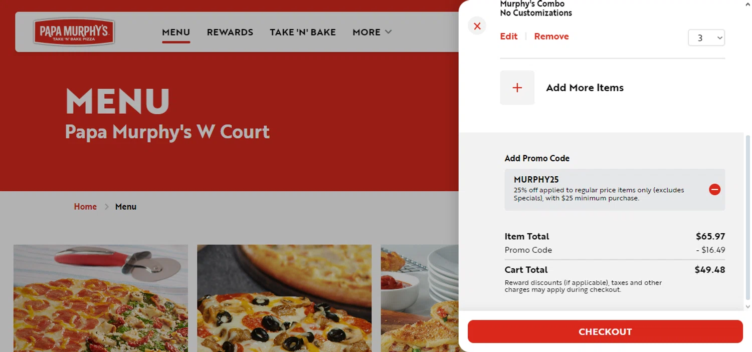 Papa Murphy's Promo Codes – 25% Off | May 2024
