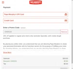 Papa murphy's 25 off coupon code