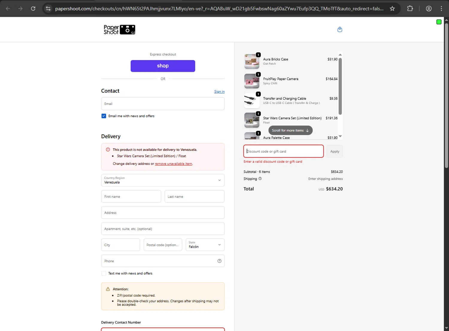 Paper Shoot discount code screenshot showing code BF21 applied at Paper Shoot checkout page. Uploaded by SimplyCodes community member luffyreturn on Dec 5, 2025