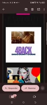 4back coupon verification screenshot