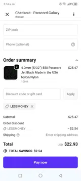 Lessmoney coupon verification screenshot