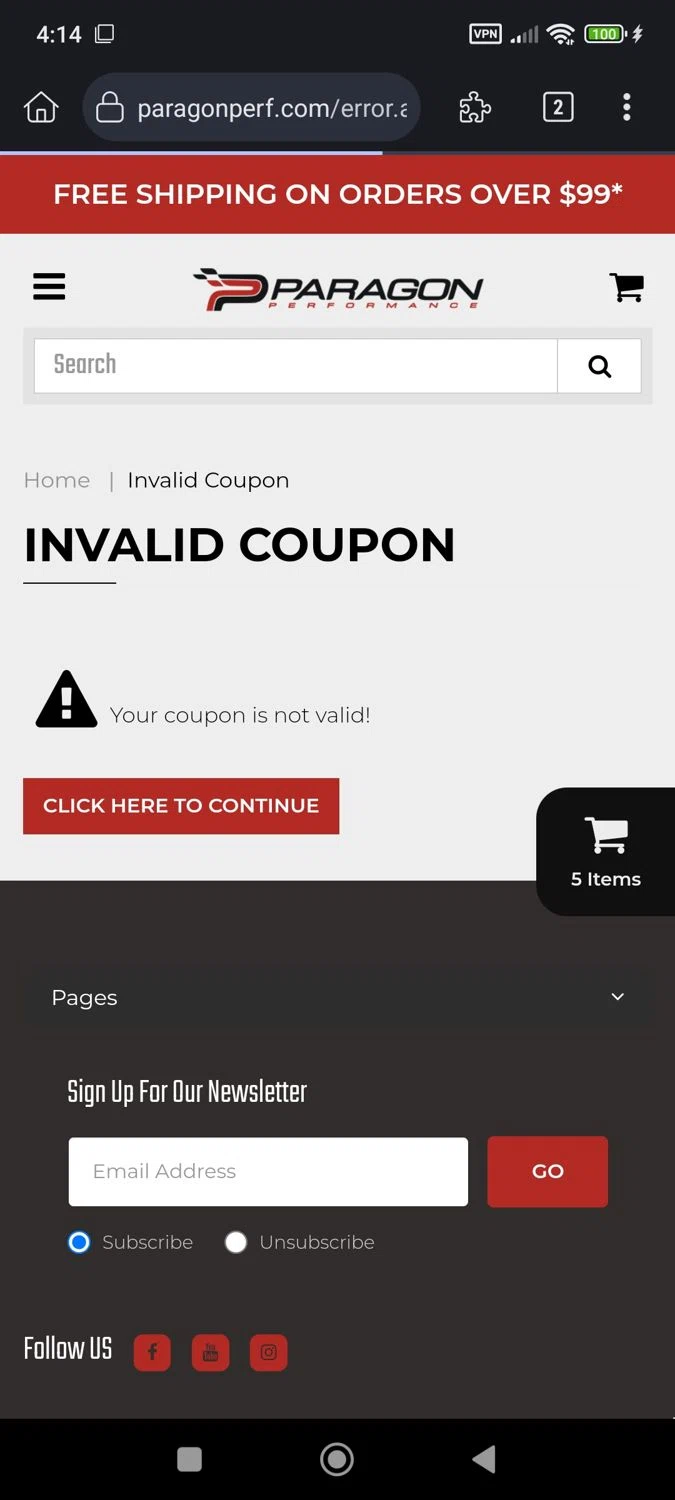 Paragon Performance coupon code screenshot showing code C8CODY applied at Paragon Performance checkout page. Uploaded by SimplyCodes community member JhoennysM on Sep 17, 2025