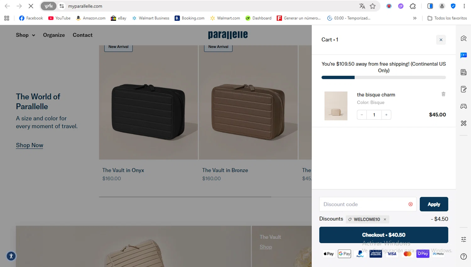 Parallelle checkout page showing Parallelle discount code box | Screenshot taken by SimplyCodes community member on Feb 5, 2026